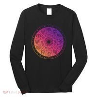 Horiscope Zodiac Wheel Long Sleeve Shirt thumb 0
