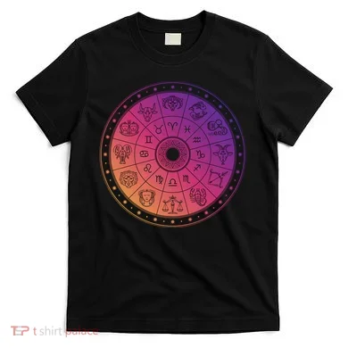 Horiscope Zodiac Wheel T-Shirt