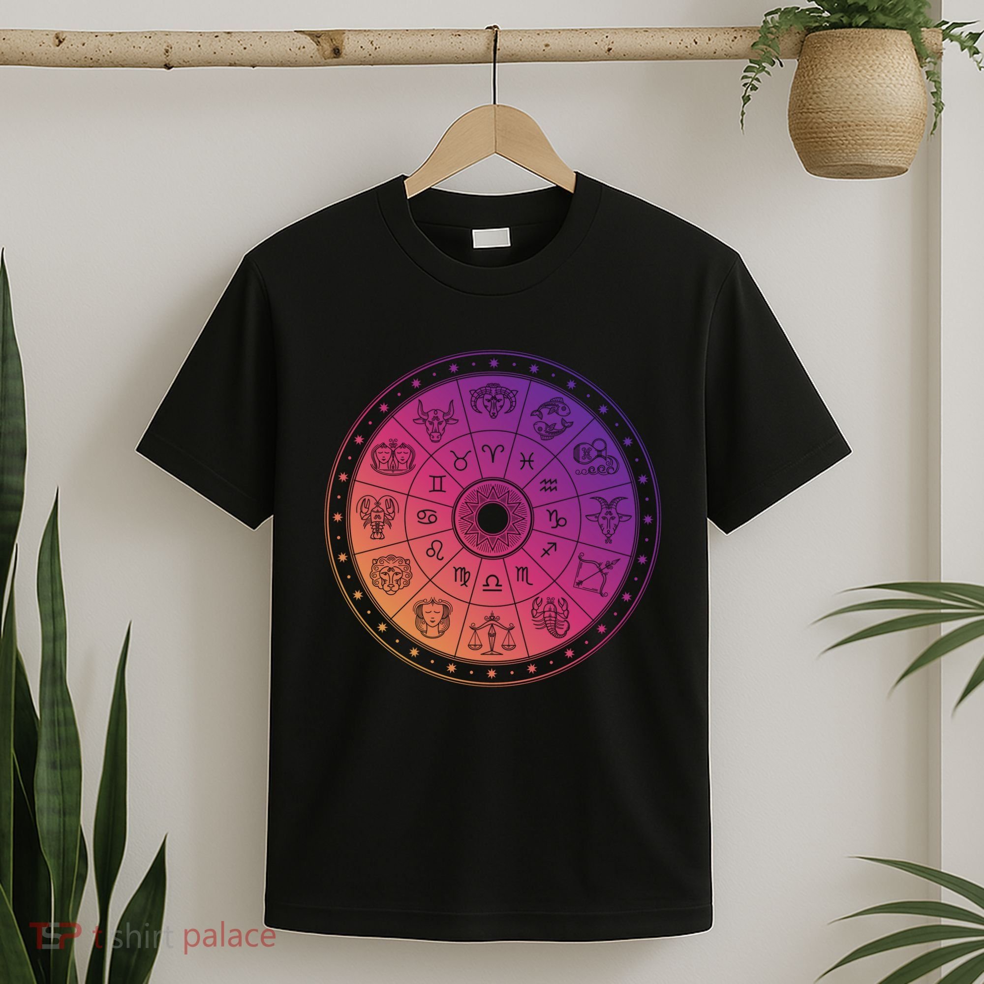 Horiscope Zodiac Wheel T-Shirt