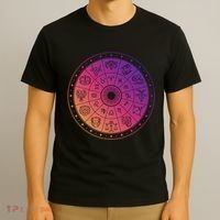 Horiscope Zodiac Wheel T-Shirt thumb 3