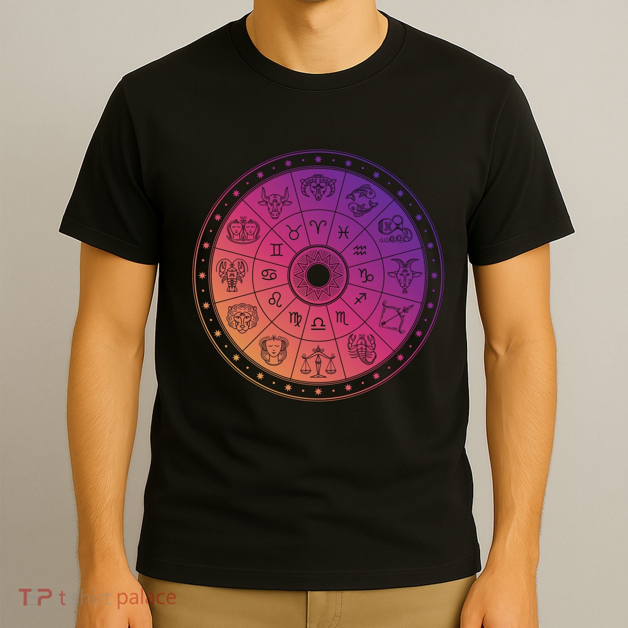 Horiscope Zodiac Wheel T-Shirt
