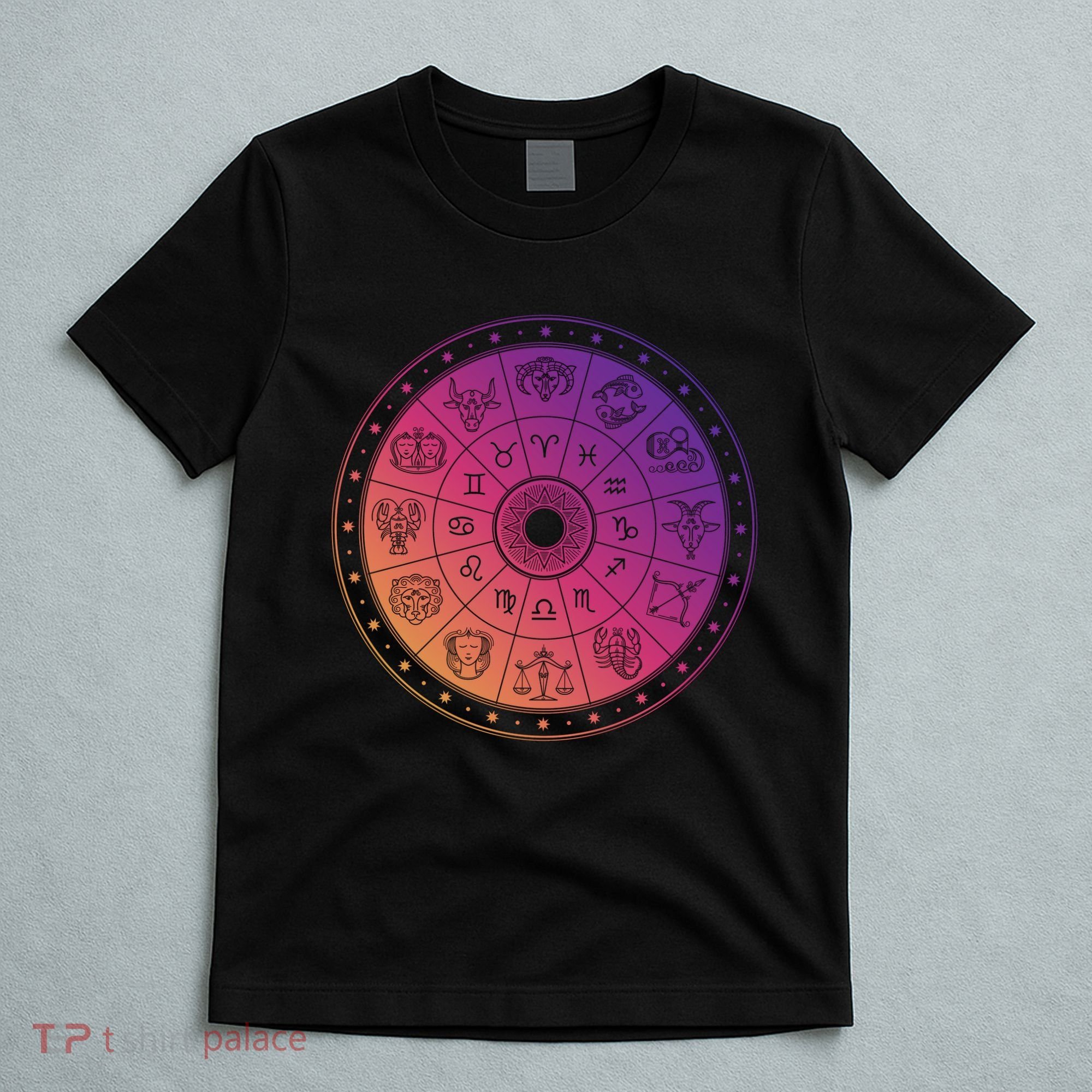 Horiscope Zodiac Wheel T-Shirt