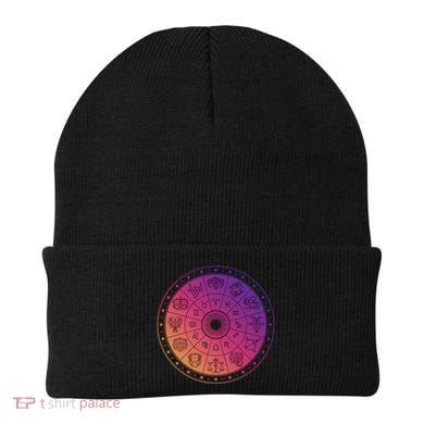 Horiscope Zodiac Wheel Beanie