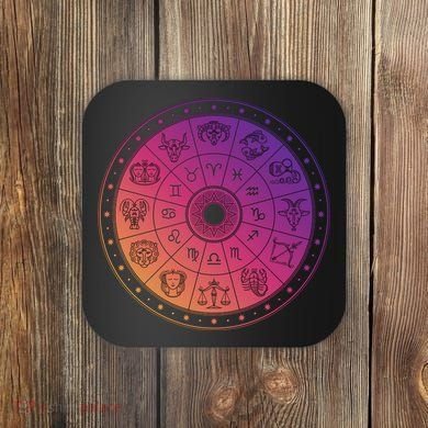 Horiscope Zodiac Wheel Coaster