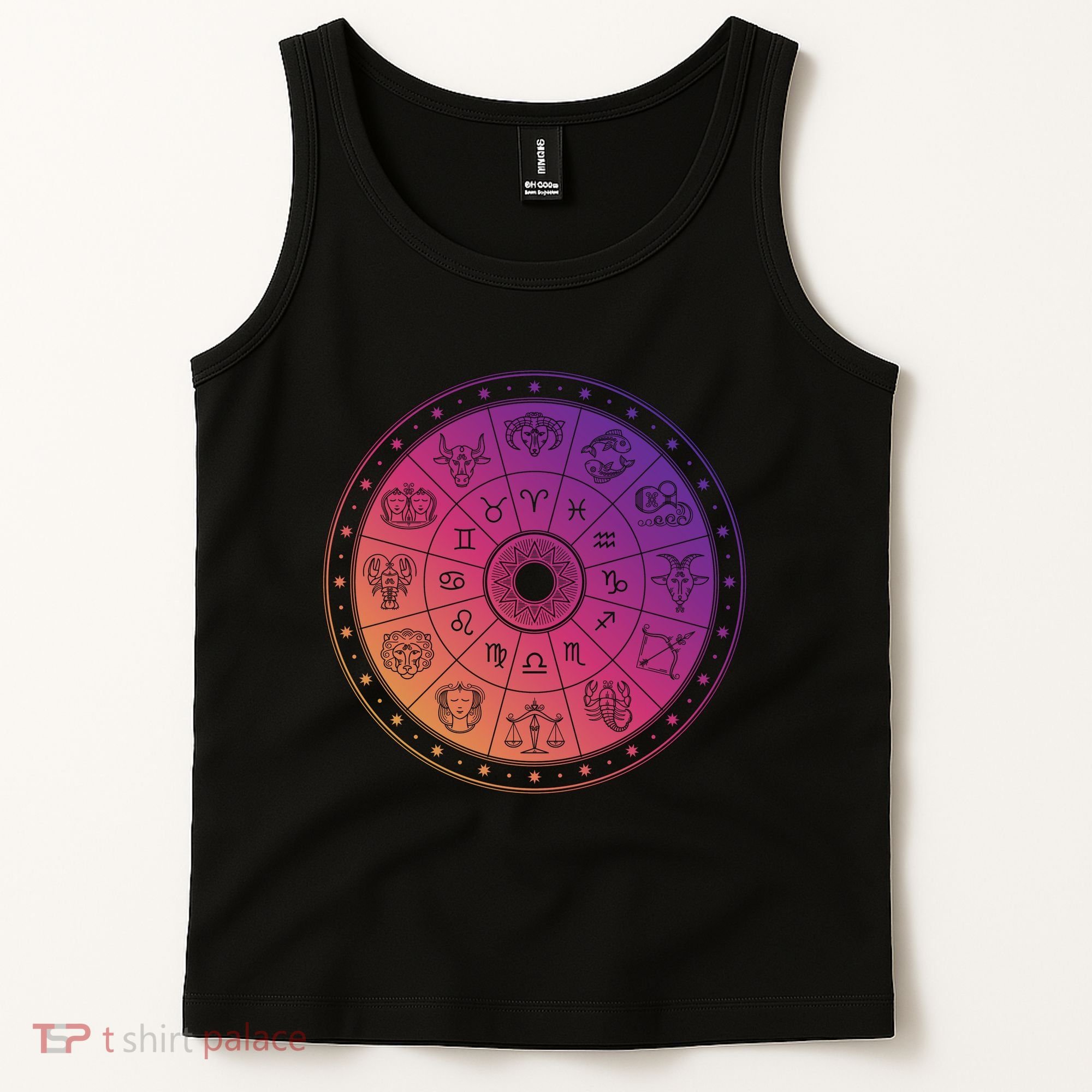 Horiscope Zodiac Wheel Tank Top
