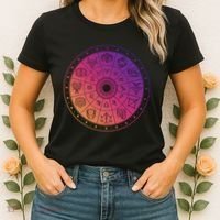 Horiscope Zodiac Wheel Women's T-Shirt thumb 2