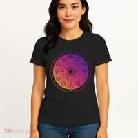 Horiscope Zodiac Wheel Women's T-Shirt thumb 4