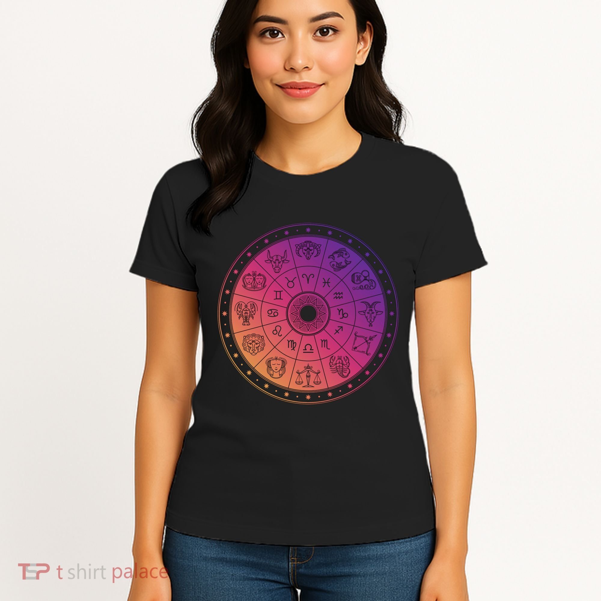 Horiscope Zodiac Wheel Women's T-Shirt