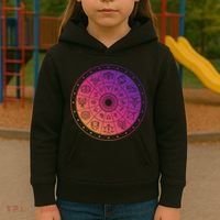 Horiscope Zodiac Wheel Kids Hoodie thumb 3