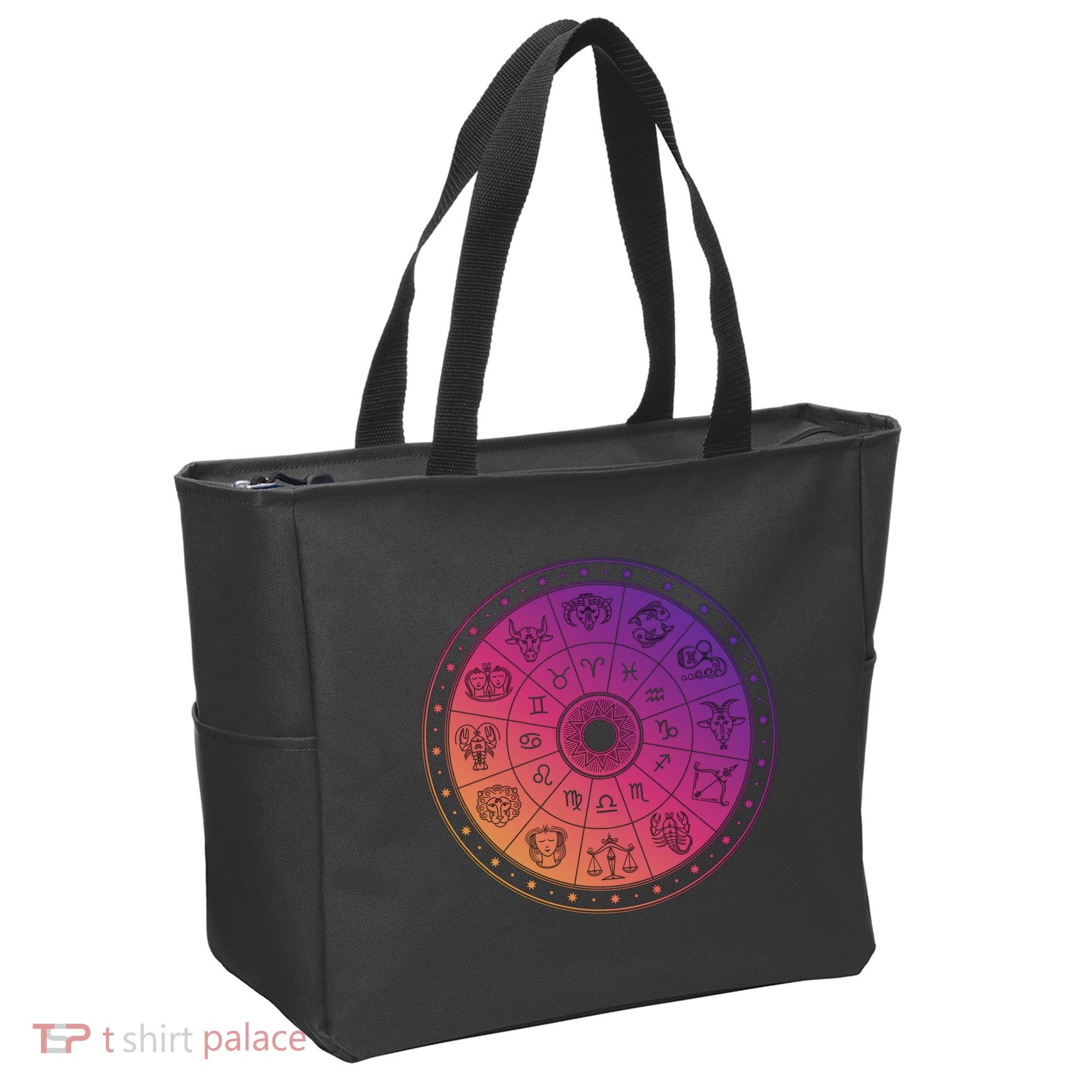 Horiscope Zodiac Wheel Tote Bag