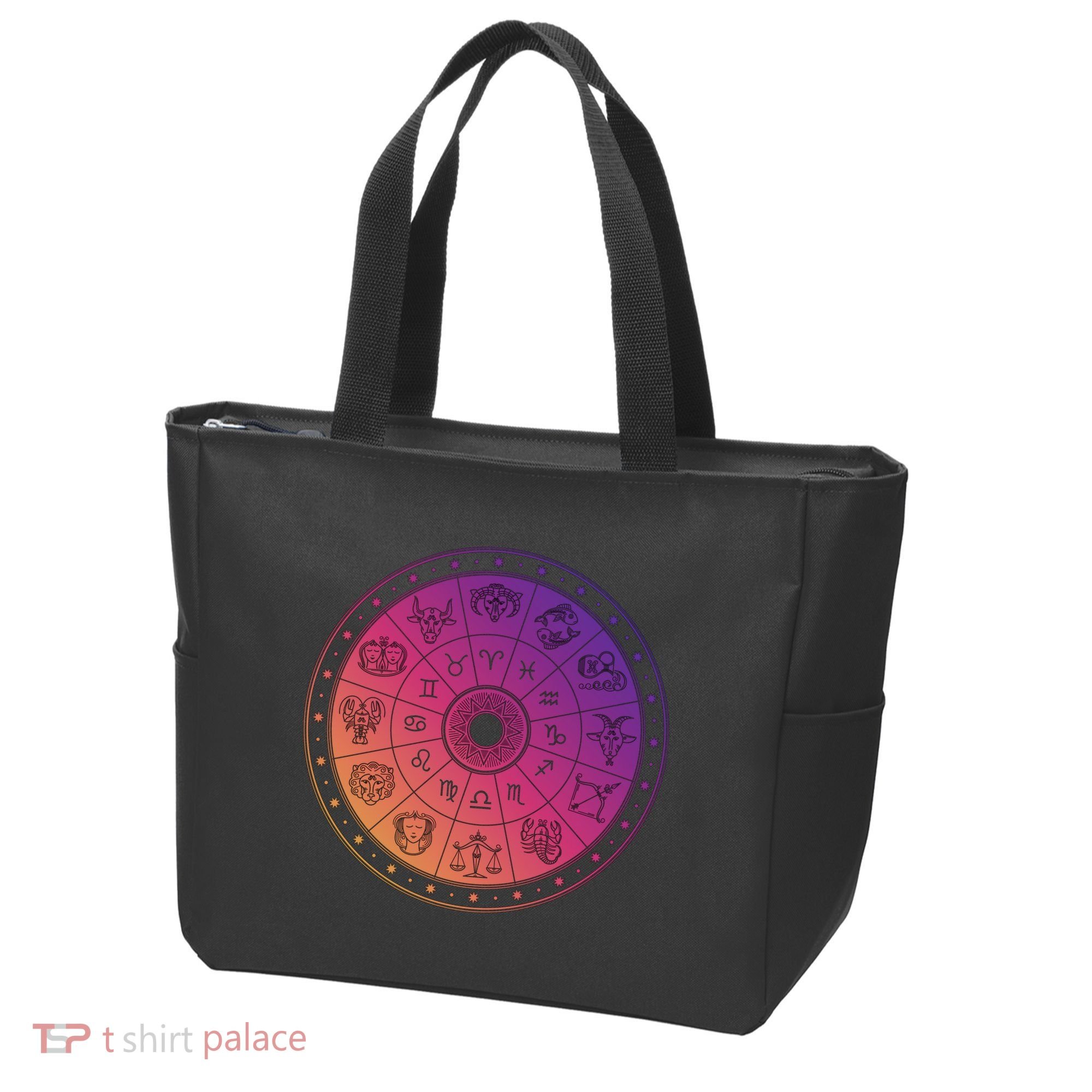 Horiscope Zodiac Wheel Tote Bag