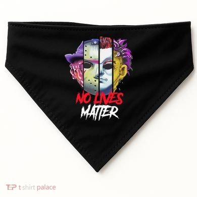 Horror Villains No Lives Matter USA-Made Doggie Bandana