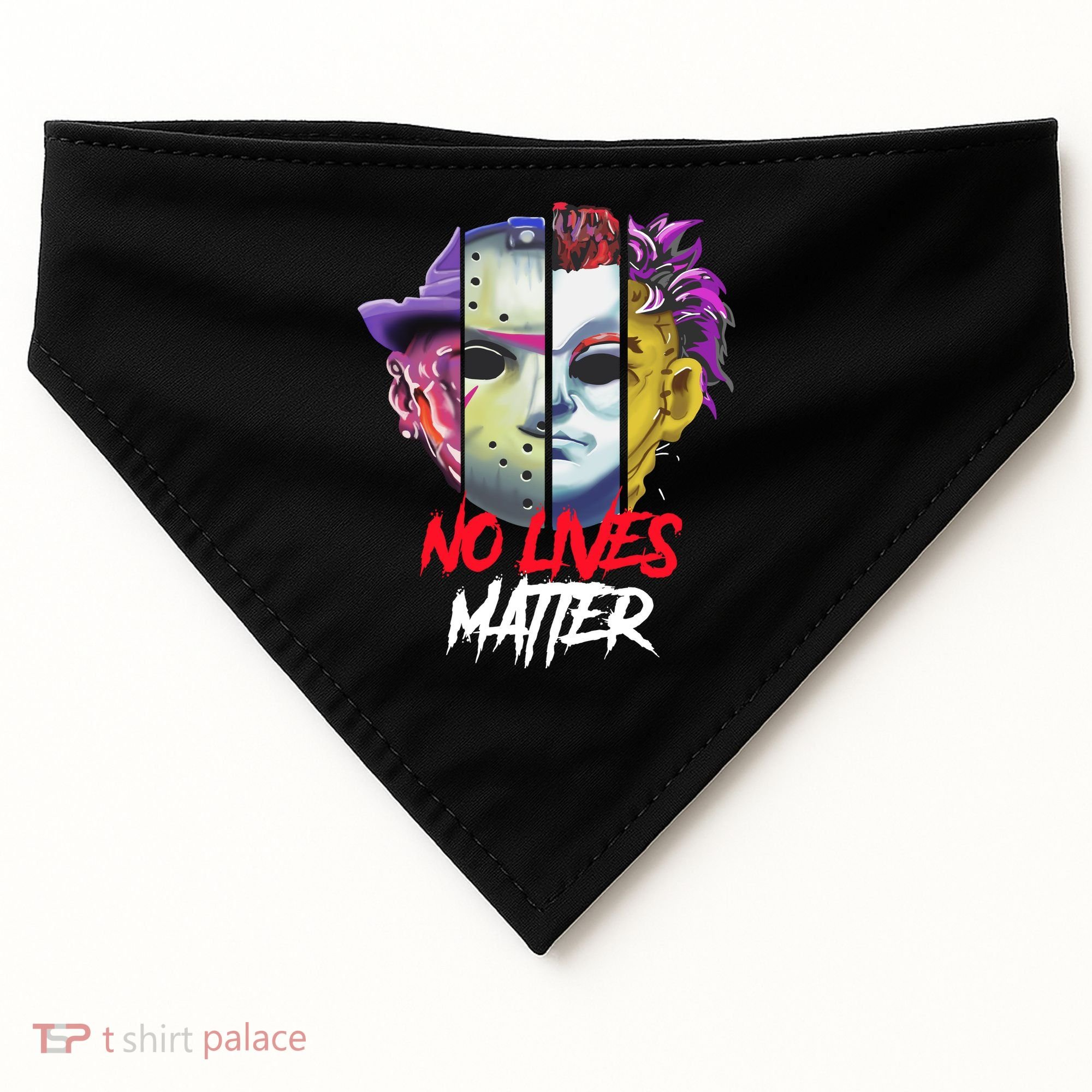 Horror Villains No Lives Matter USA-Made Doggie Bandana