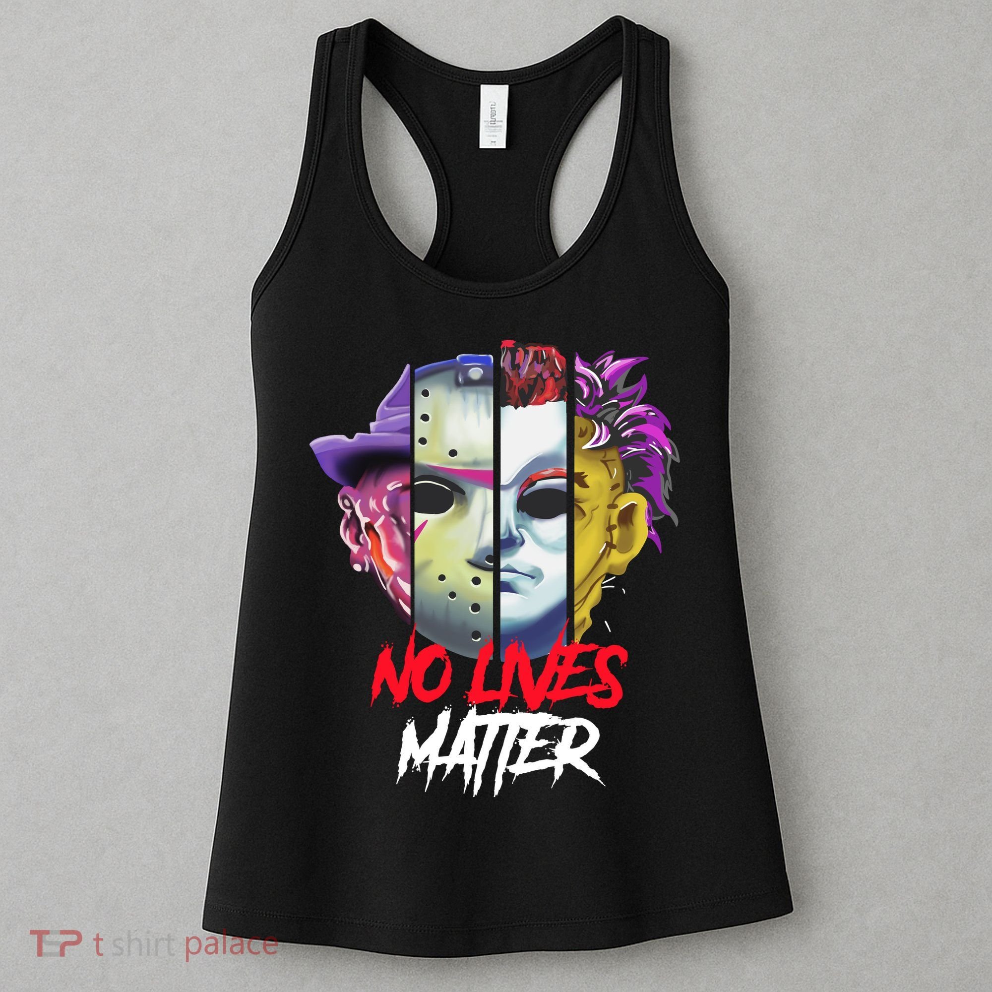 Horror Villains No Lives Matter Women's Tank Top
