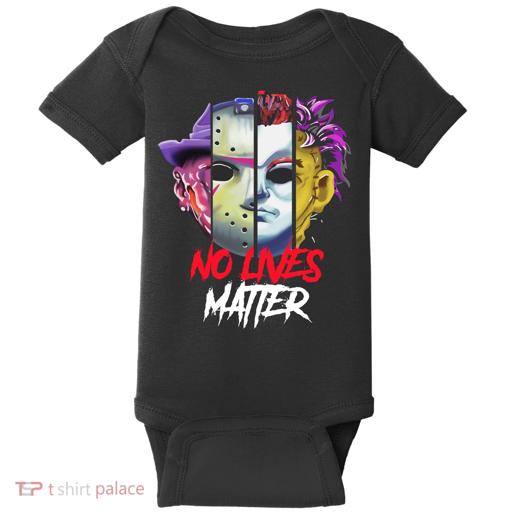 Horror Villains No Lives Matter Baby Bodysuit