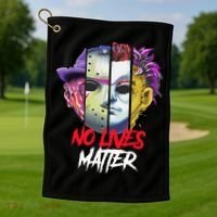 Horror Villains No Lives Matter Golf Towel thumb 1