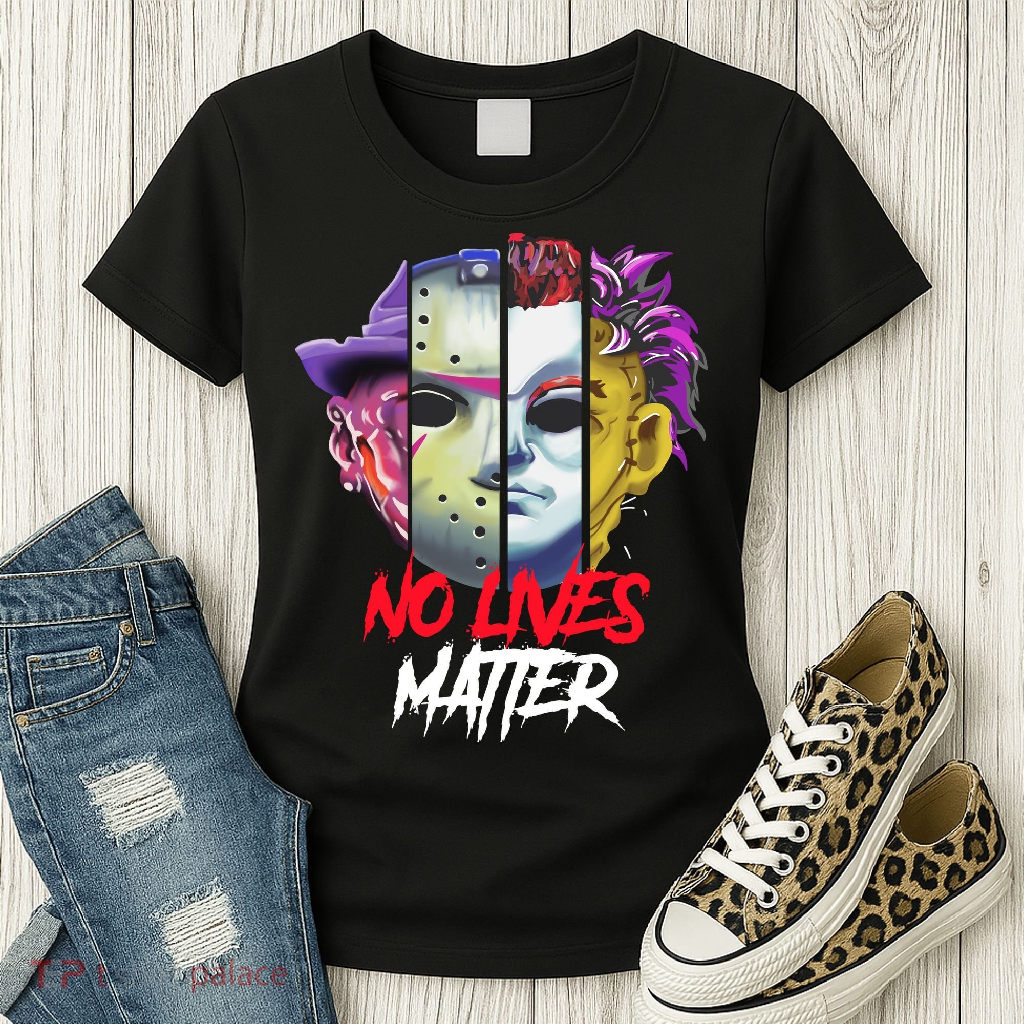 Horror Villains No Lives Matter Women's T-Shirt