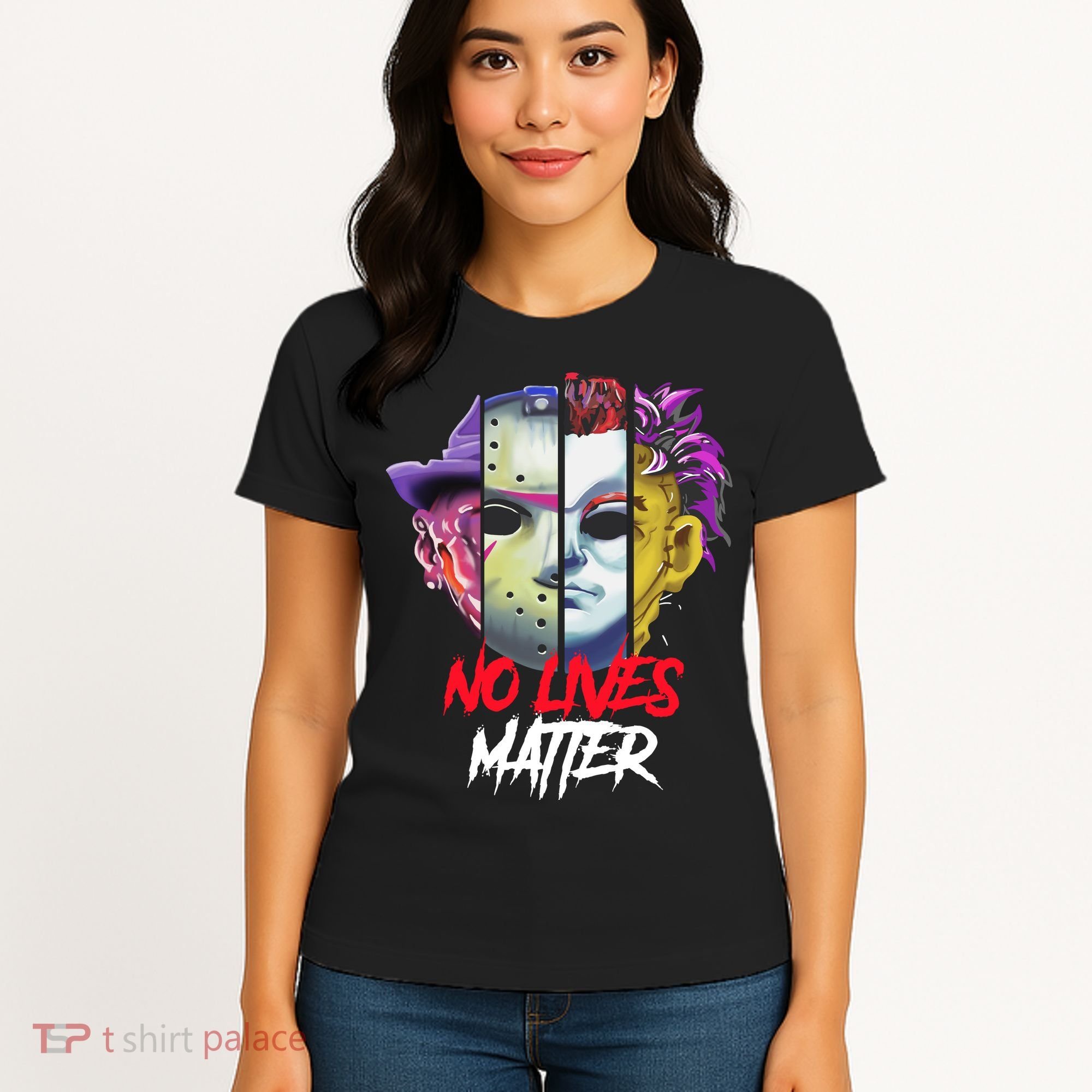 Horror Villains No Lives Matter Women's T-Shirt