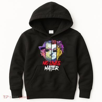 Horror Villains No Lives Matter Kids Hoodie
