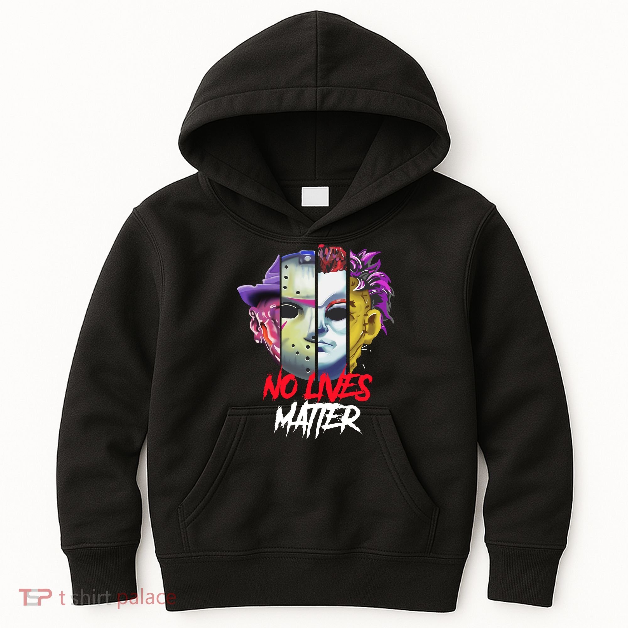 Horror Villains No Lives Matter Kids Hoodie