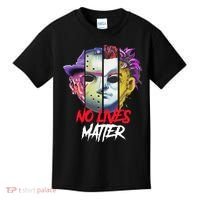 Horror Villains No Lives Matter Kids T-Shirt thumb 0