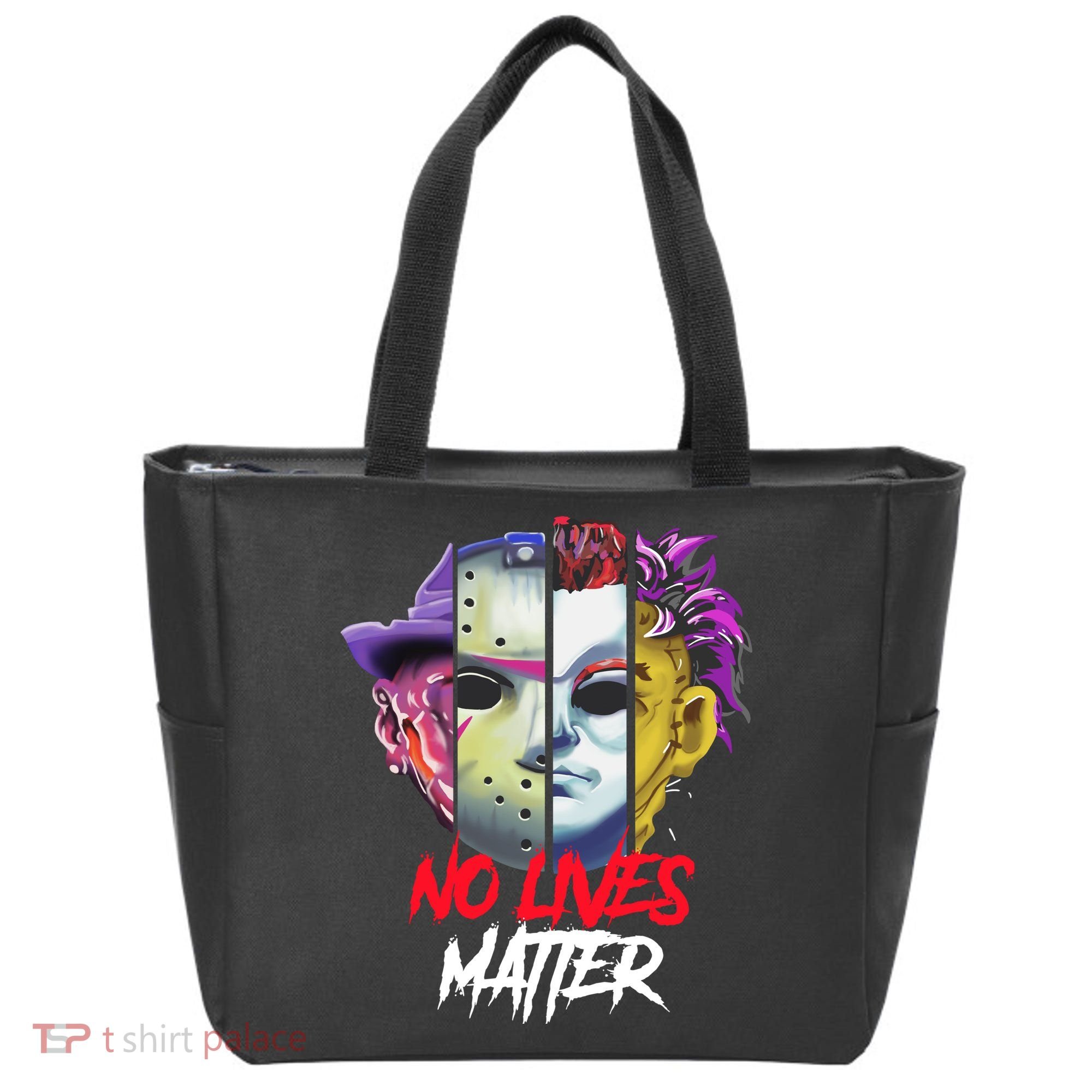 Horror Villains No Lives Matter Tote Bag