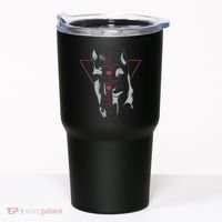 Horse And Dog Heartbeat Tumbler thumb 0