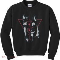 Horse And Dog Heartbeat Kids Sweatshirt thumb 0