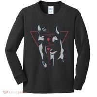 Horse And Dog Heartbeat Kids Long Sleeve Shirt thumb 0