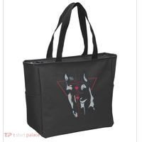 Horse And Dog Heartbeat Tote Bag thumb 2