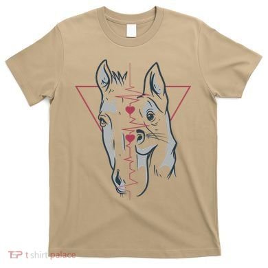 Horse And Dog Heartbeat T-Shirt