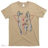 Horse And Dog Heartbeat T-Shirt thumb 0