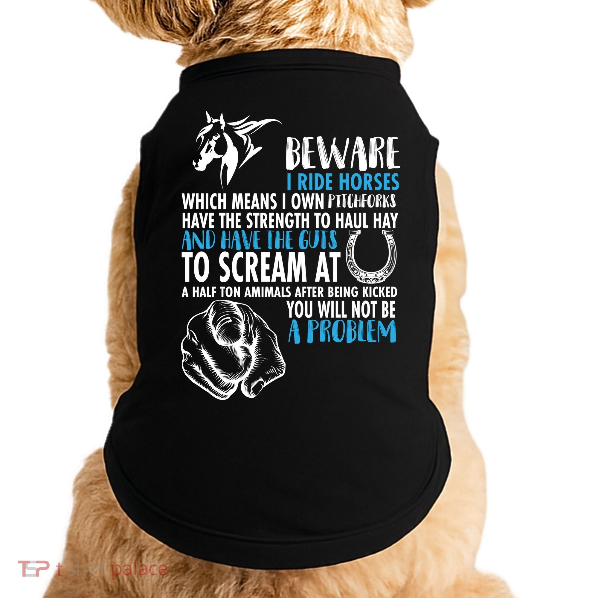 Horse Back Rider Doggie Tank