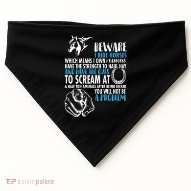 Horse Back Rider USA-Made Doggie Bandana