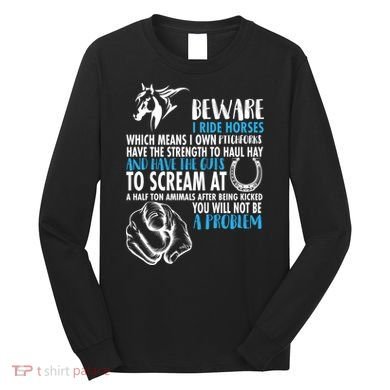 Horse Back Rider Long Sleeve Shirt