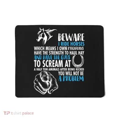 Horse Back Rider Mousepad
