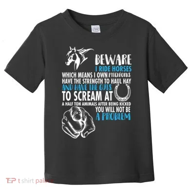 Horse Back Rider Toddler T-Shirt