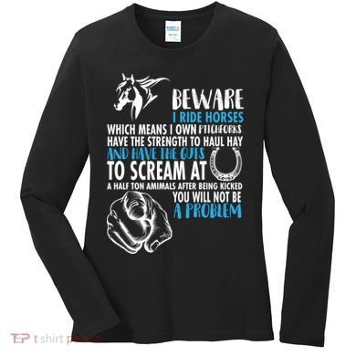 Horse Back Rider Women's Long Sleeve Shirt