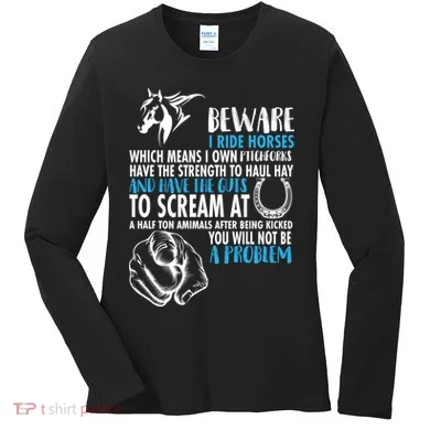 Horse Back Rider Women's Long Sleeve Shirt