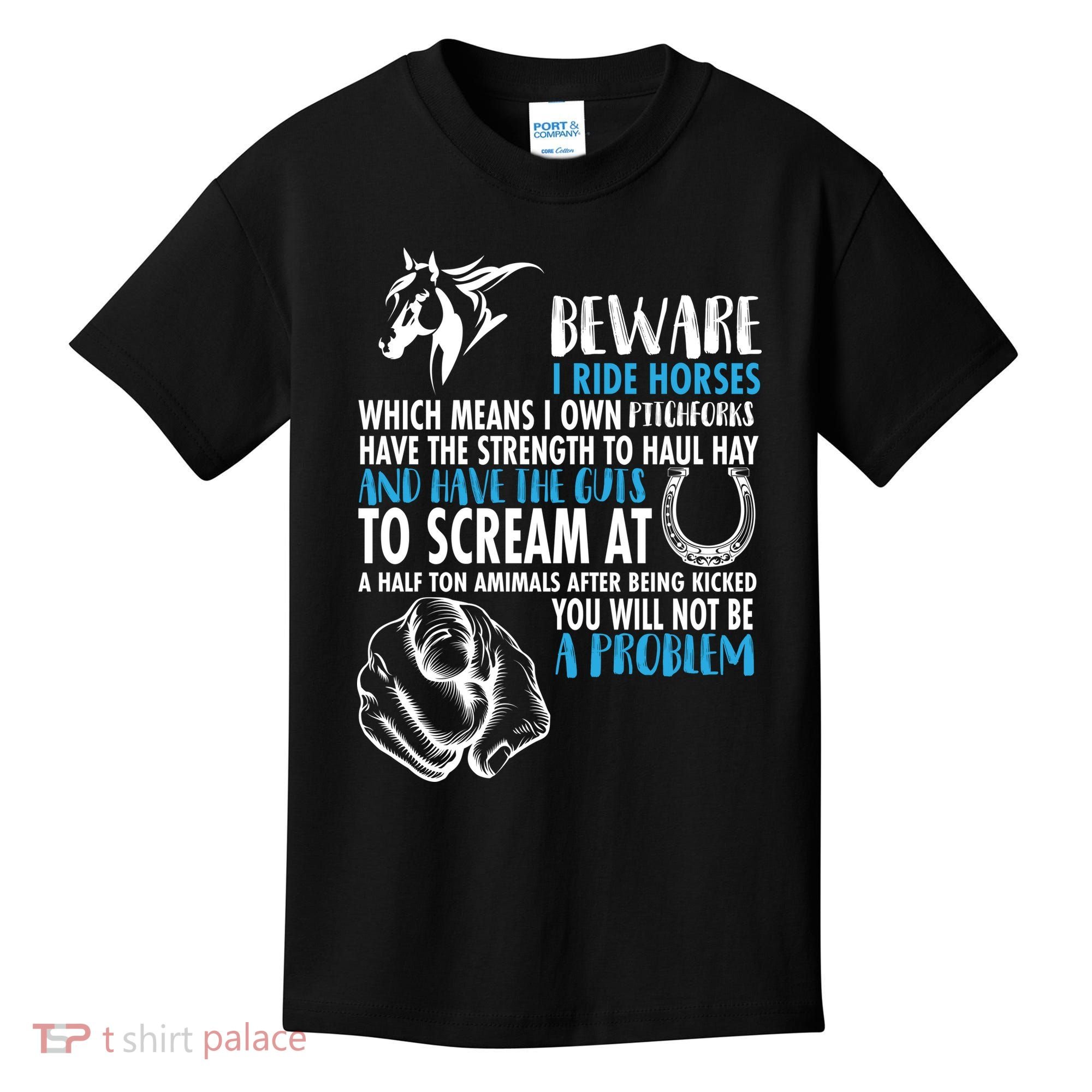 Horse Back Rider Kids T-Shirt