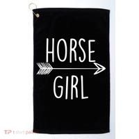 Horse Girl Golf Towel thumb 0