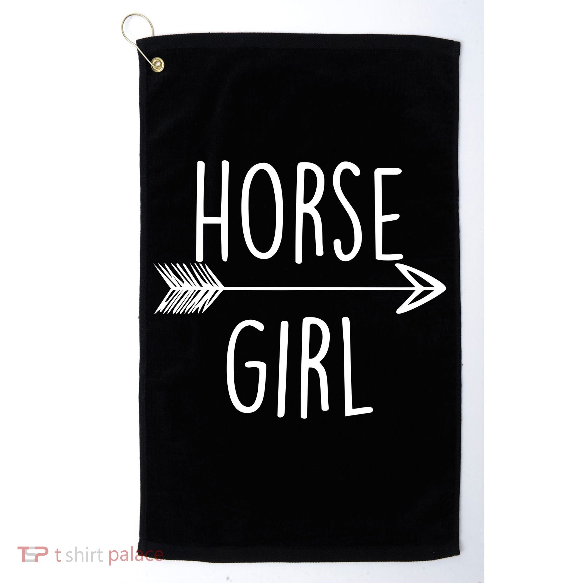 Horse Girl Golf Towel
