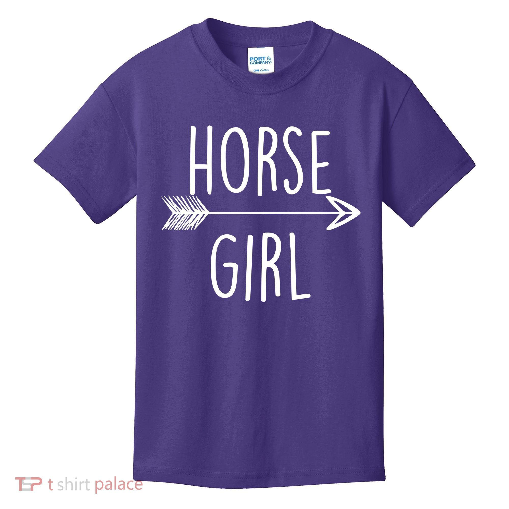 Horse Girl Kids T-Shirt