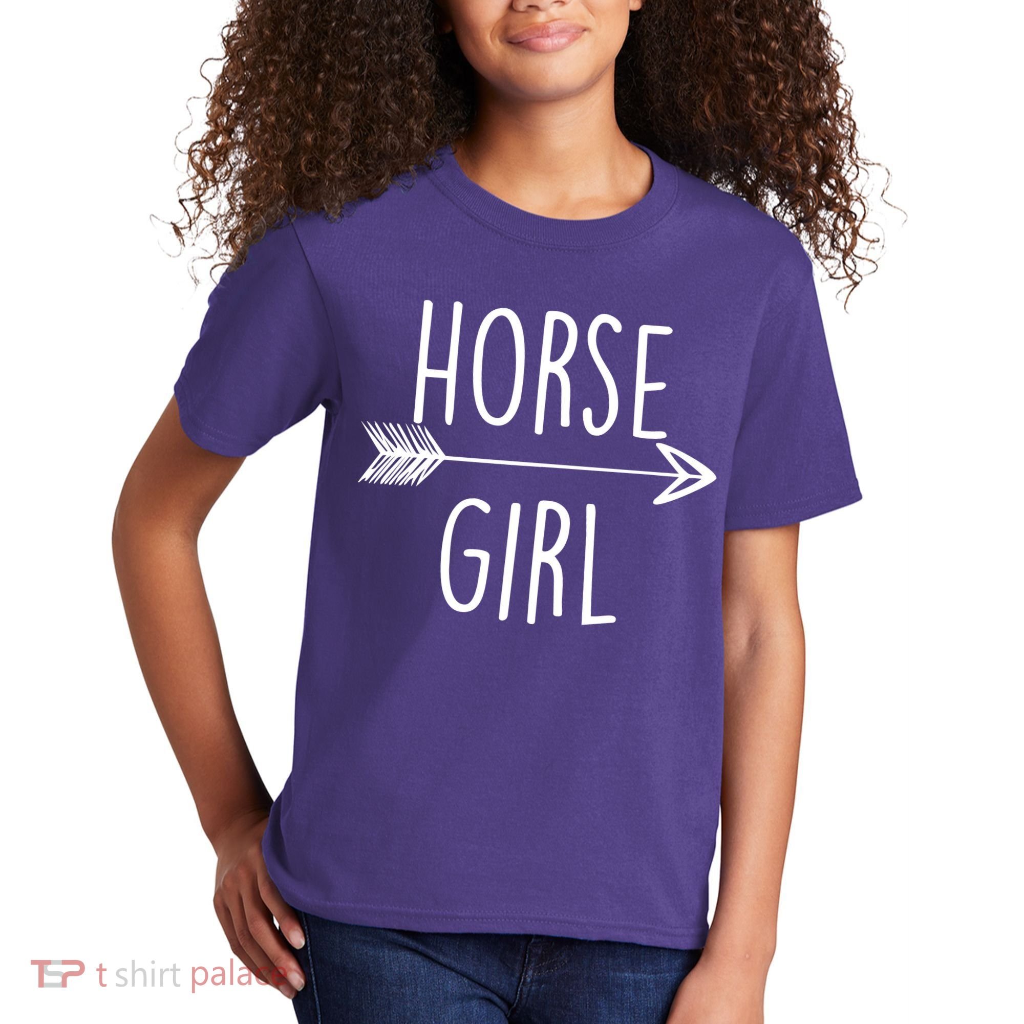Horse Girl Kids T-Shirt