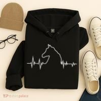 Horse Heart Beat Hoodie thumb 4