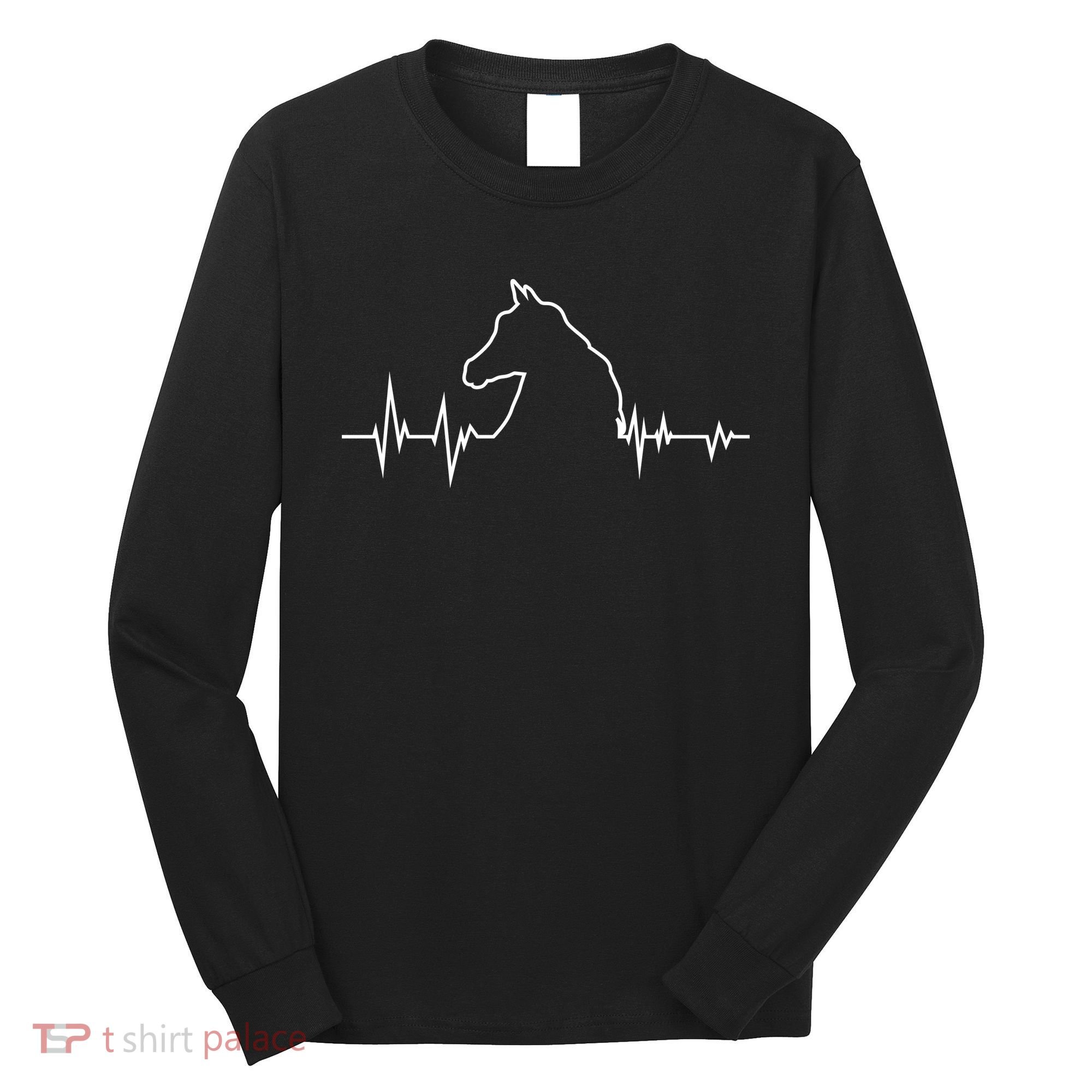 Horse Heart Beat Long Sleeve Shirt