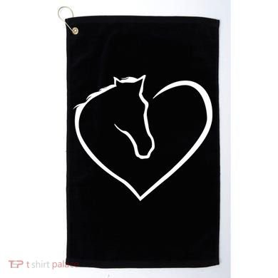 Horse Heart Logo Golf Towel