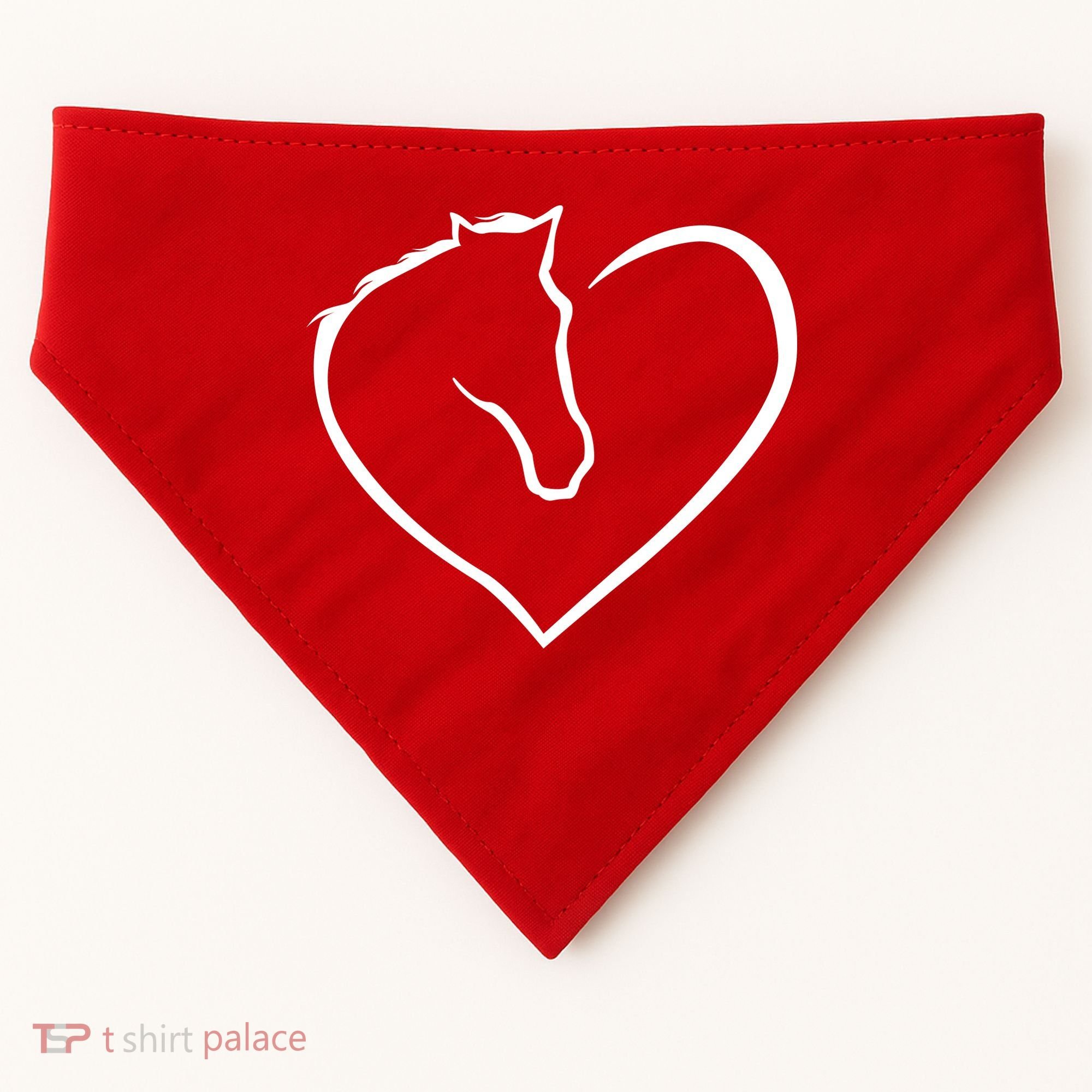 Horse Heart Logo USA-Made Doggie Bandana
