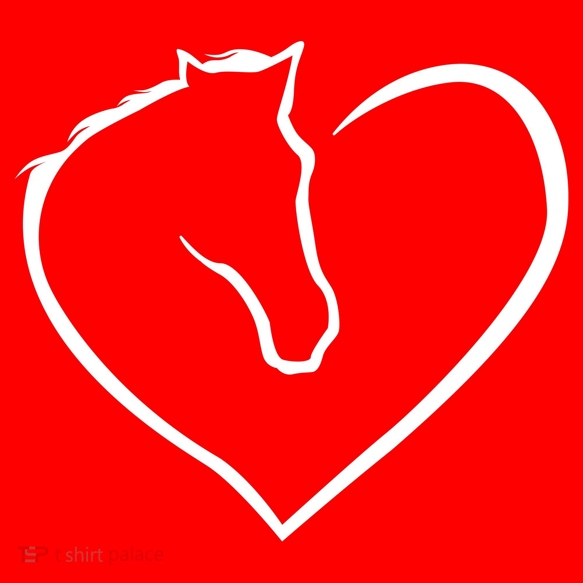 Horse Heart Logo Coaster