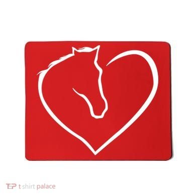 Horse Heart Logo Mousepad